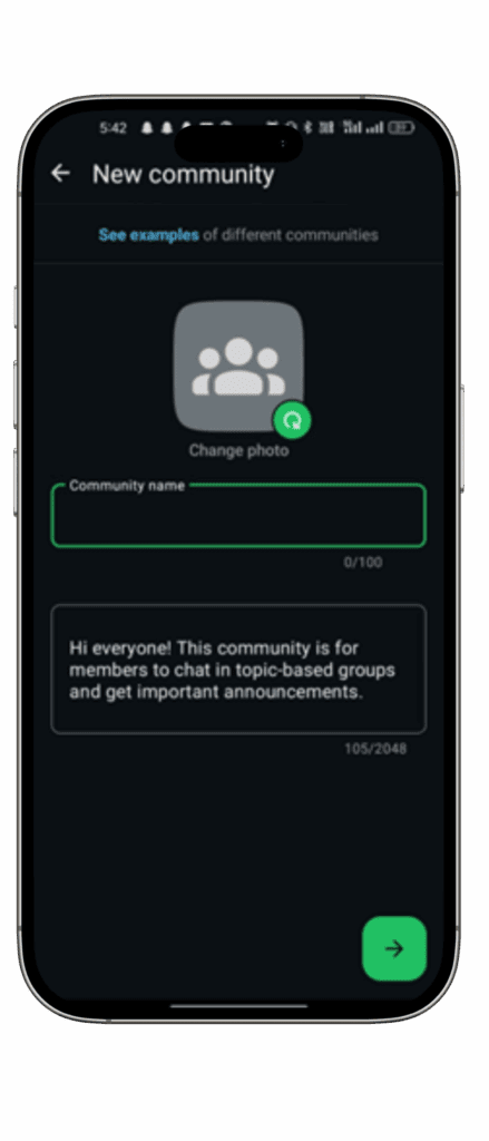 Add Community Details