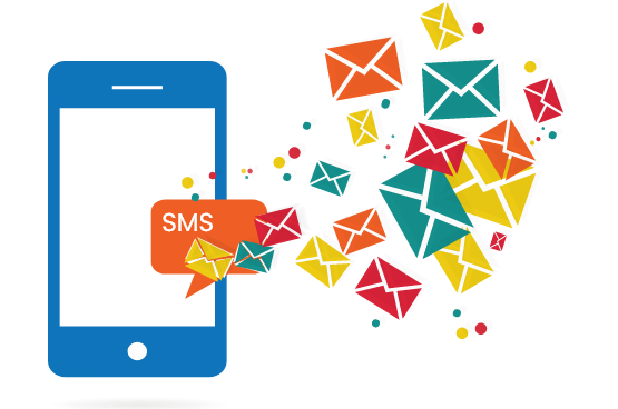 Secure transactional SMS service on mobile devices.